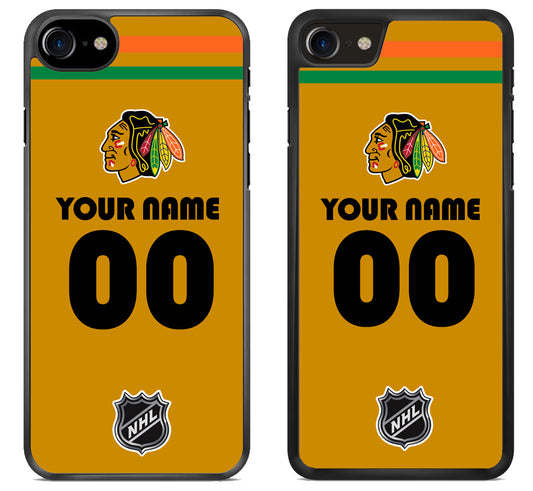 Custom Personalized Chicago Blackhawks NHL iPhone SE 2020 | iPhone SE 2022 Case