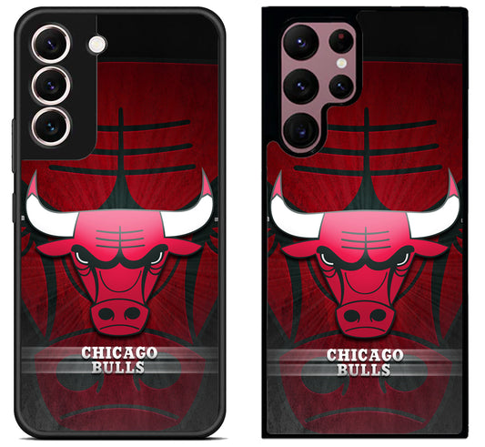 Chicago Bulls Background Samsung Galaxy S22 | S22+ | S22 Ultra Case