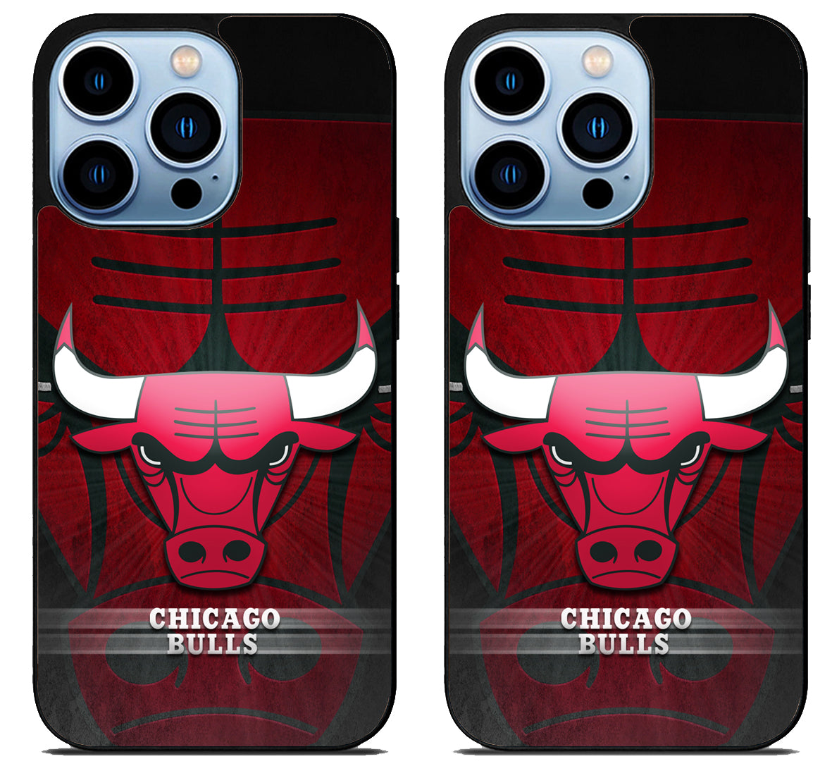 Chicago Bulls Background iPhone 15 Pro | iPhone 15 Pro Max Case