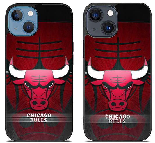 Chicago Bulls Background iPhone 15 | iPhone 15 Plus Case
