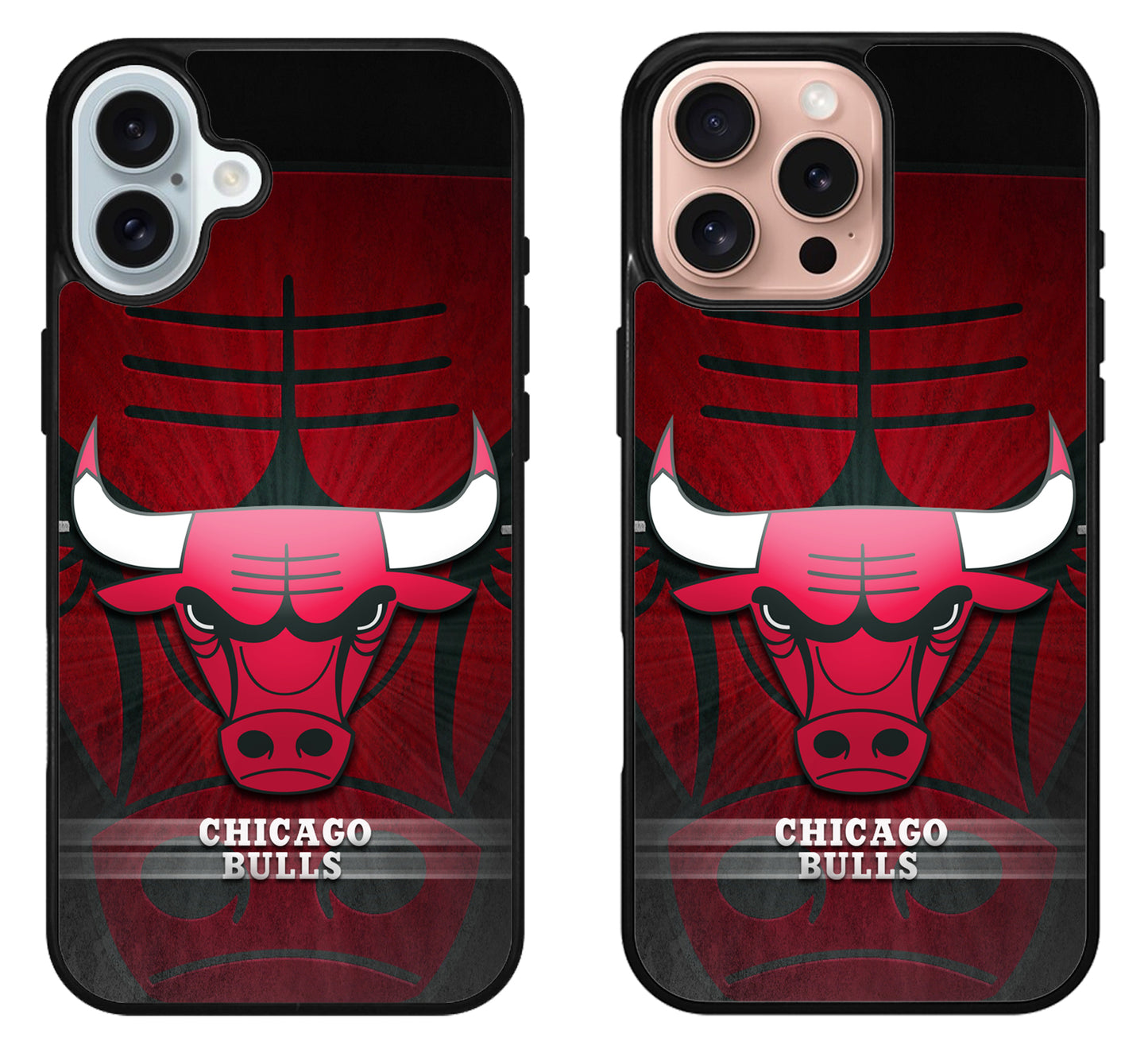 Chicago Bulls Background iPhone 16 | 16 Plus | 16 Pro | 16 Pro Max Case