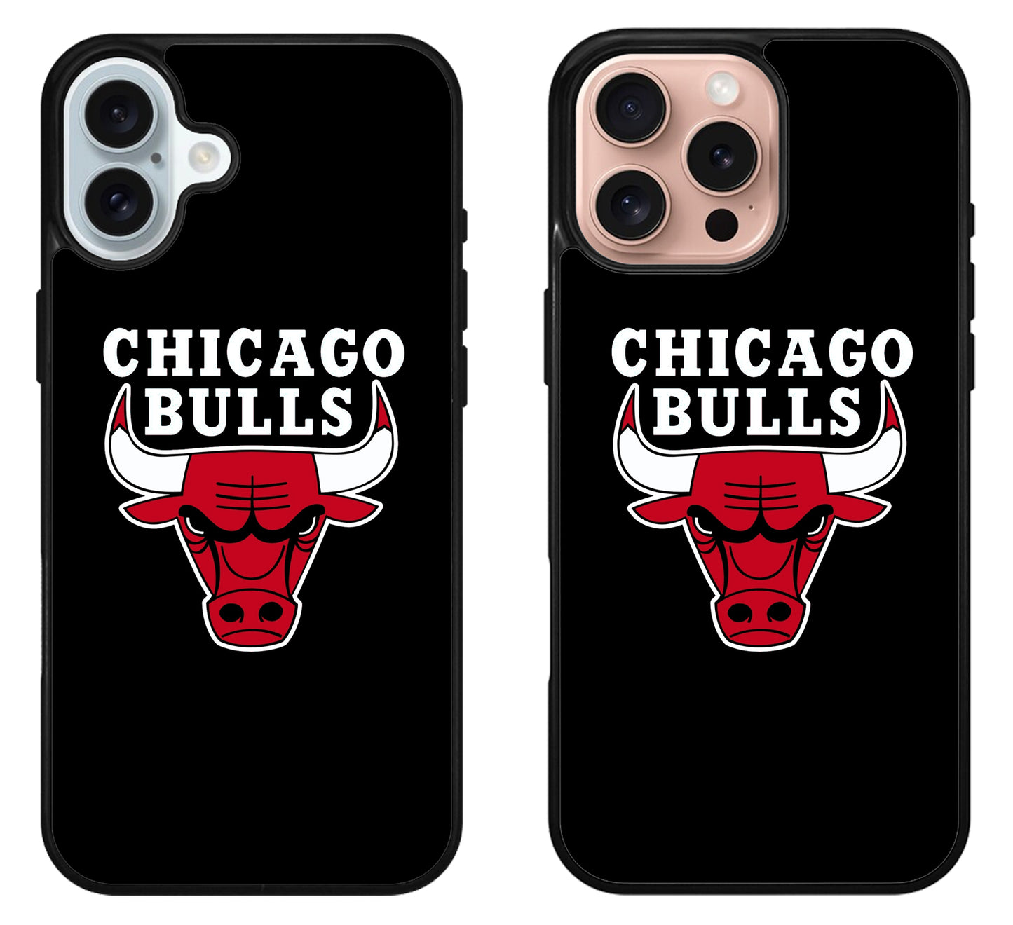 Chicago Bulls Black iPhone 16 | 16 Plus | 16 Pro | 16 Pro Max Case