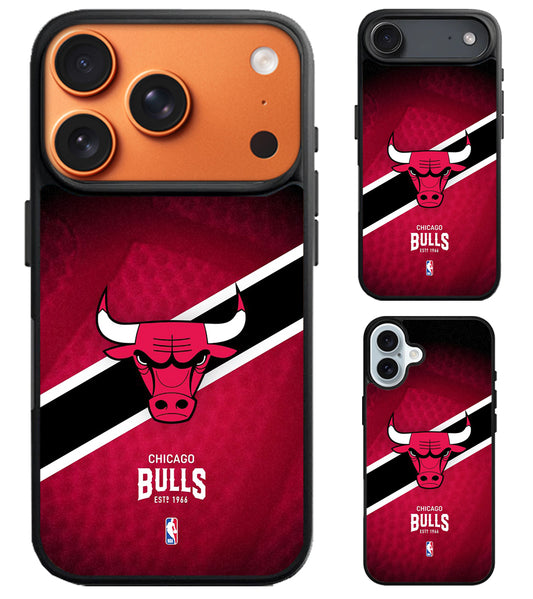 Chicago Bulls NBA iPhone Air | iPhone 17 | 17 Pro | 17 Pro Max Case