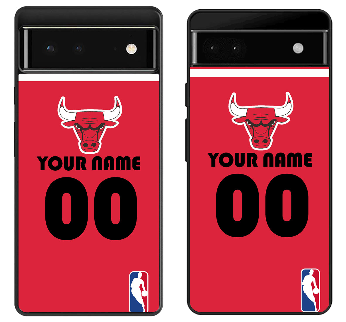 Custom Personalized Chicago Bulls NBA Google Pixel 6 | 6A | 6 Pro Case