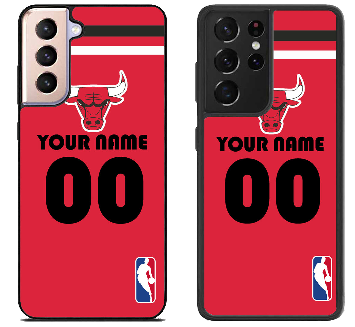 Custom Personalized Chicago Bulls NBA Samsung Galaxy S21 | S21 FE | S21+ | S21 Ultra Case