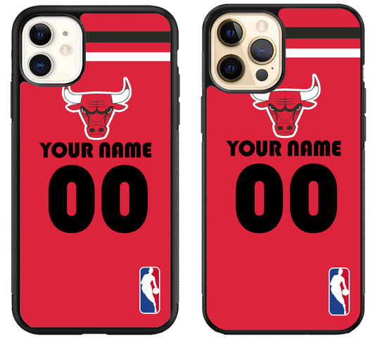 Custom Personalized Chicago Bulls NBA iPhone 12 | 12 Mini | 12 Pro | 12 Pro Max Case