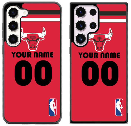 Custom Personalized Chicago Bulls NBA Samsung Galaxy S23 | S23+ | S23 Ultra Case
