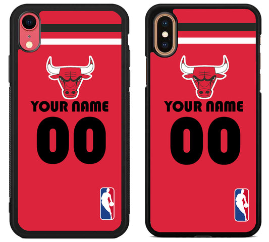 Custom Personalized Chicago Bulls NBA iPhone X | Xs | Xr | Xs Max Case