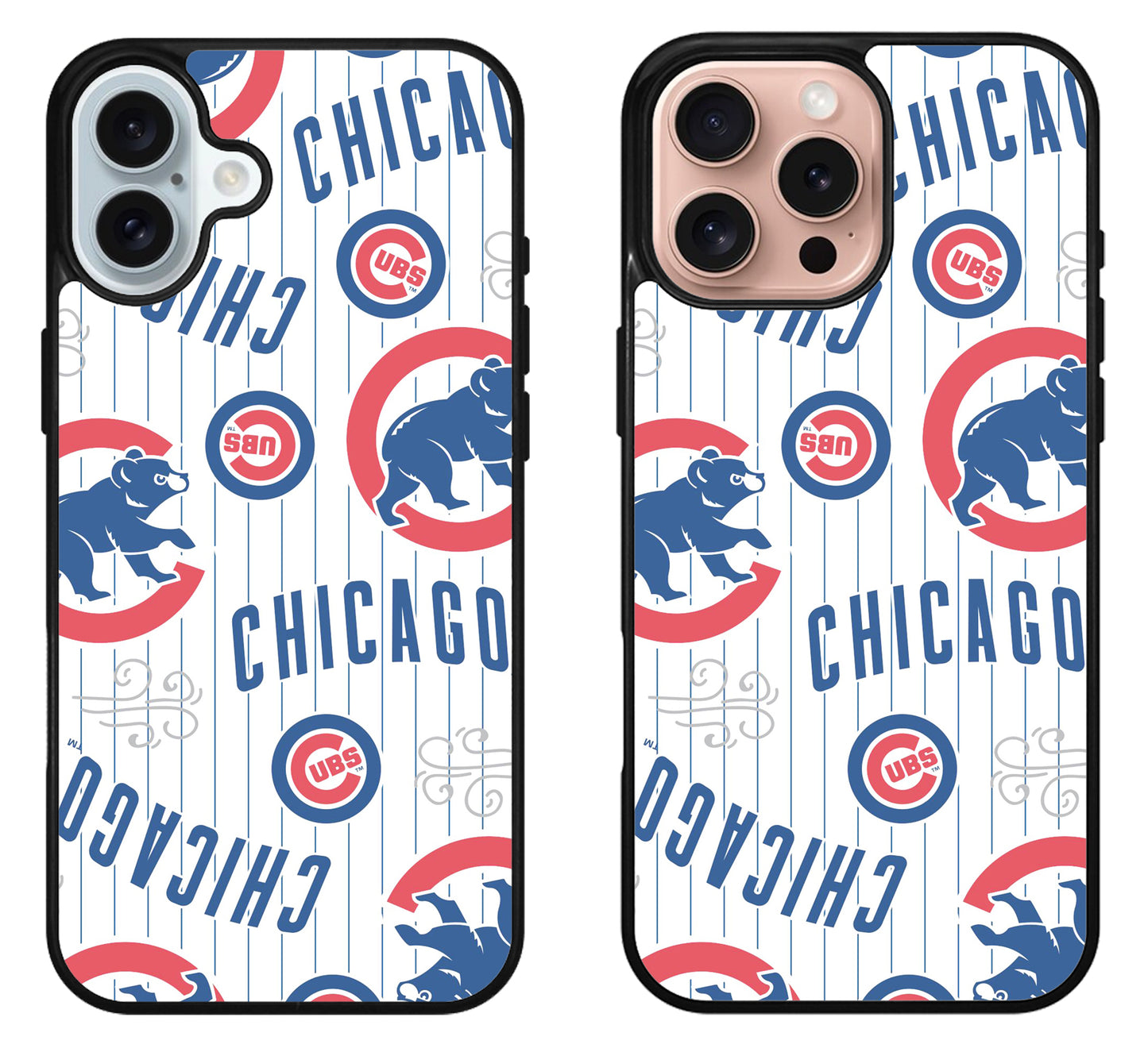 Chicago Cubs Collage iPhone 16 | 16 Plus | 16 Pro | 16 Pro Max Case