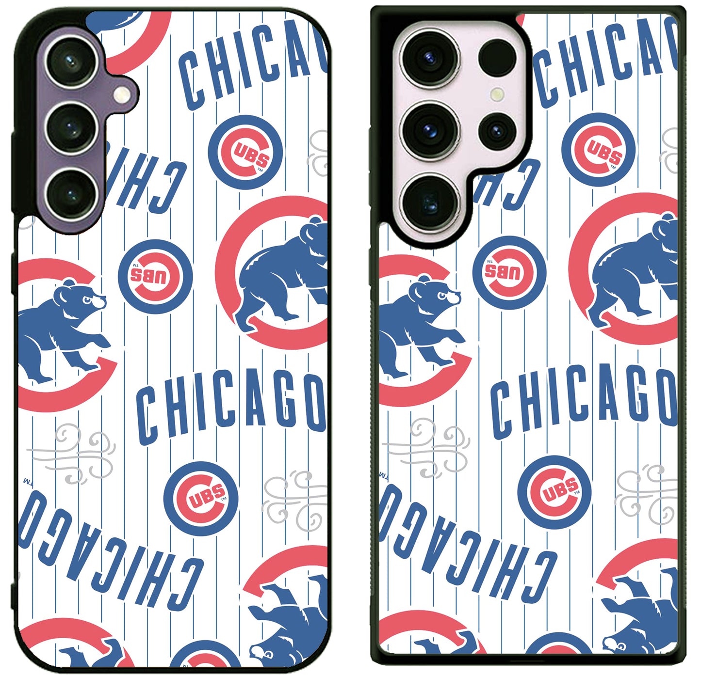 Chicago Cubs Collage Samsung Galaxy S25 | S25+ | S25 Ultra Case