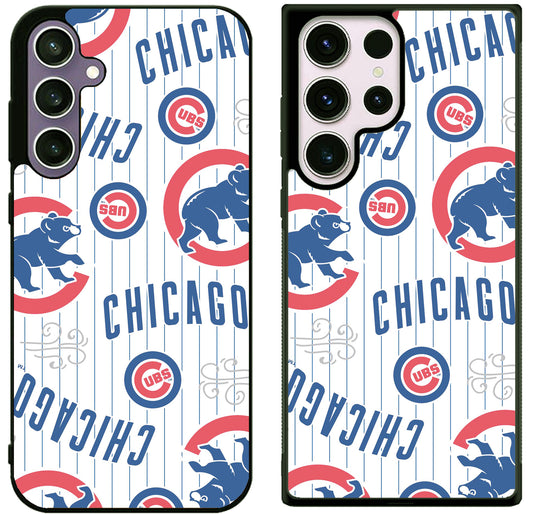 Chicago Cubs Collage Samsung Galaxy S25 | S25+ | S25 Ultra Case