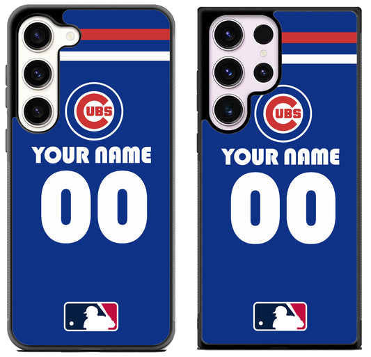 Custom Personalized Chicago Cubs MLB Samsung Galaxy S23 | S23+ | S23 Ultra Case