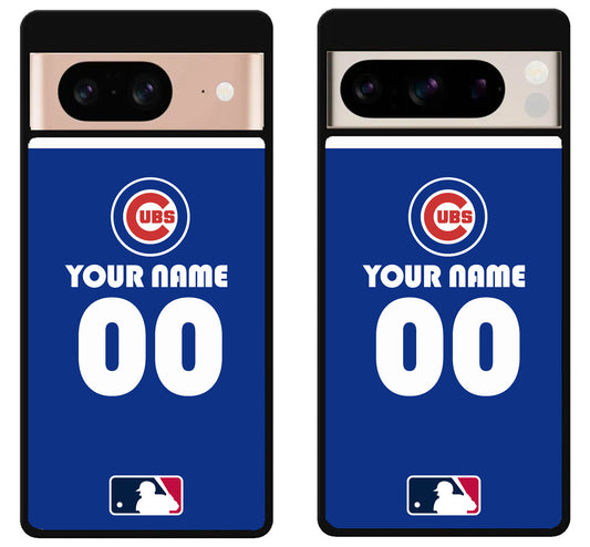 Custom Personalized Chicago Cubs MLB Google Pixel 8 | 8 Pro Case