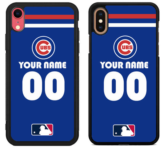 Custom Personalized Chicago Cubs MLB iPhone X | Xs | Xr | Xs Max Case