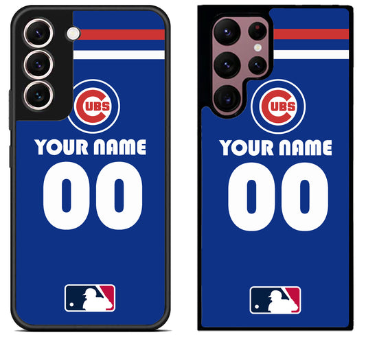Custom Personalized Chicago Cubs MLB Samsung Galaxy S22 | S22+ | S22 Ultra Case