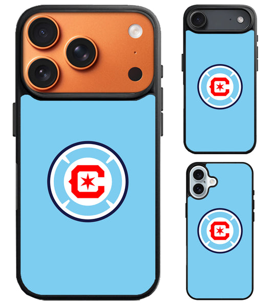 Chicago Fire FC Logo iPhone Air | iPhone 17 | 17 Pro | 17 Pro Max Case