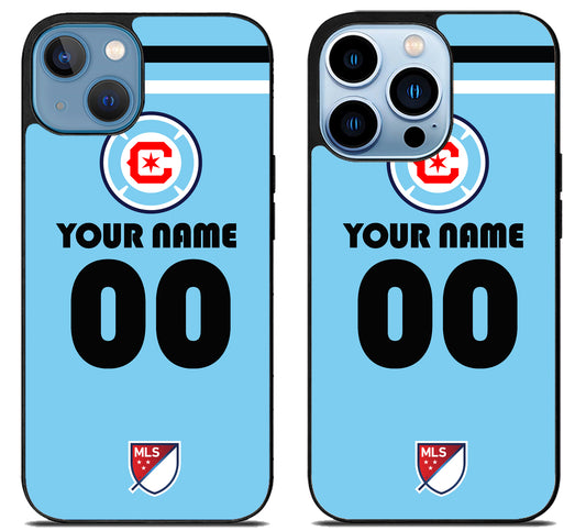 Custom Personalized Chicago Fire FC MLS iPhone 13 | 13 Mini | 13 Pro | 13 Pro Max Case