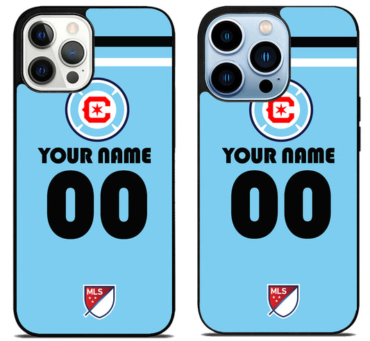 Custom Personalized Chicago Fire FC MLS iPhone 15 Pro | iPhone 15 Pro Max Case