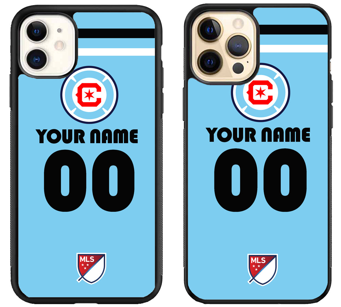 Custom Personalized Chicago Fire FC MLS iPhone 12 | 12 Mini | 12 Pro | 12 Pro Max Case