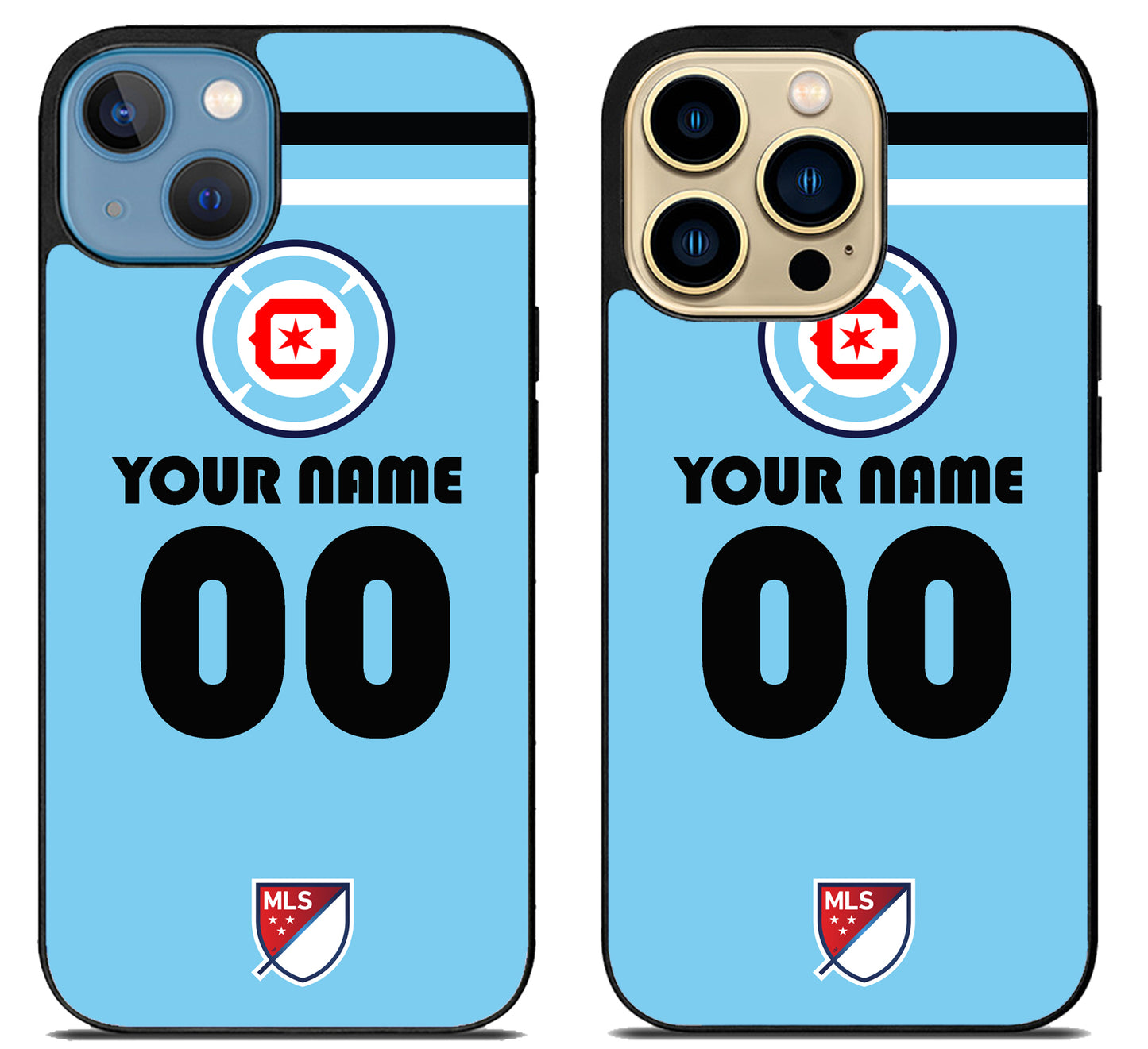 Custom Personalized Chicago Fire FC MLS iPhone 14 | 14 Plus | 14 Pro | 14 Pro Max Case