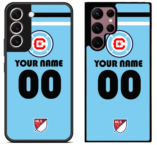 Custom Personalized Chicago Fire FC MLS Samsung Galaxy S22 | S22+ | S22 Ultra Case