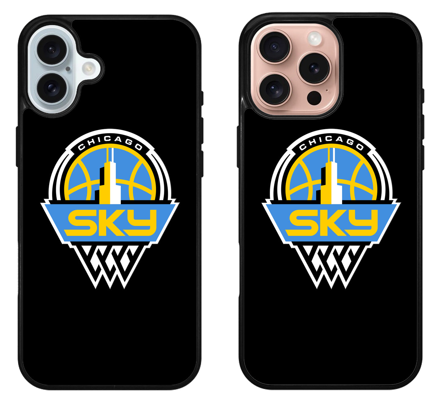 Chicago Sky Black iPhone 16 | 16 Plus | 16 Pro | 16 Pro Max Case