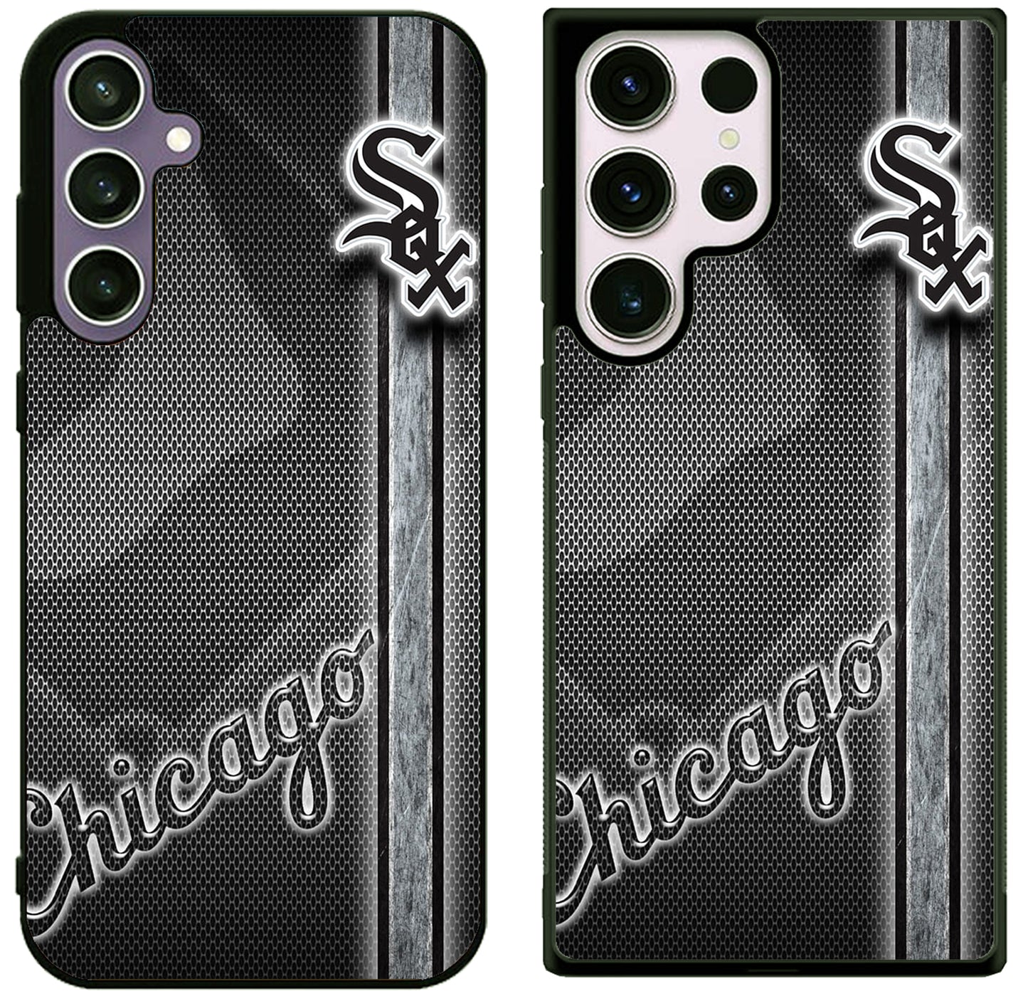 Chicago White Sox Background Logo Samsung Galaxy S25 | S25+ | S25 Ultra Case