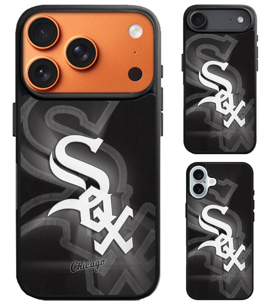 Chicago White Sox Background iPhone Air | iPhone 17 | 17 Pro | 17 Pro Max Case