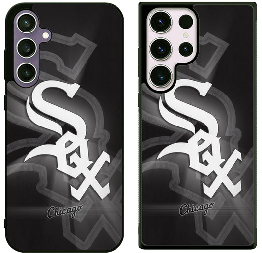 Chicago White Sox Background Samsung Galaxy S25 | S25+ | S25 Ultra Case