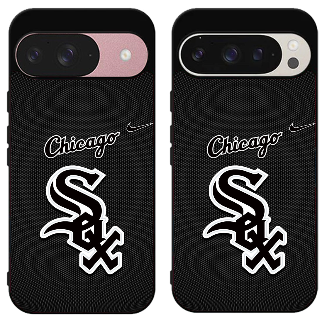 Chicago White Sox Logo Black Google Pixel 9 | 9 Pro | 9 Pro XL Case