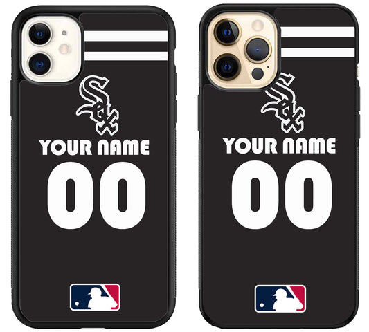 Custom Personalized Chicago White Sox MLB iPhone 12 | 12 Mini | 12 Pro | 12 Pro Max Case