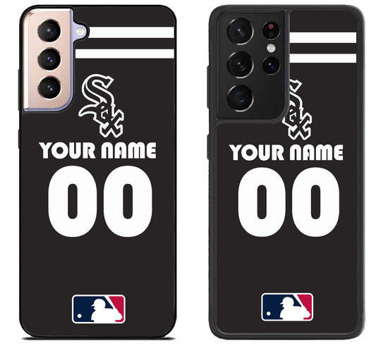 Custom Personalized Chicago White Sox MLB Samsung Galaxy S21 | S21 FE | S21+ | S21 Ultra Case