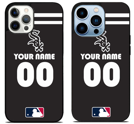 Custom Personalized Chicago White Sox MLB iPhone 15 Pro | iPhone 15 Pro Max Case