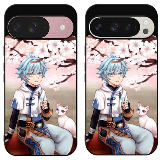 Chongyun Genshin Impact Cover Google Pixel 9 | 9 Pro | 9 Pro XL Case