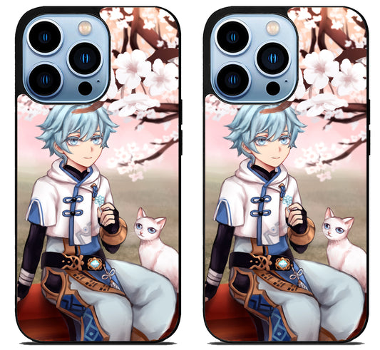 Chongyun Genshin Impact Cover iPhone 15 Pro | iPhone 15 Pro Max Case