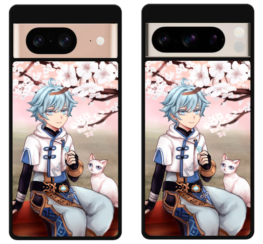 Chongyun Genshin Impact Cover Google Pixel 8 | 8 Pro Case