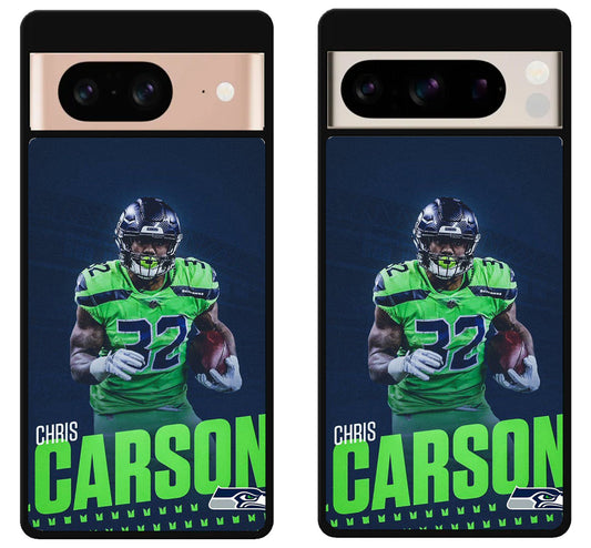Chris Carson Seattle Seahawks Google Pixel 8 | 8 Pro Case