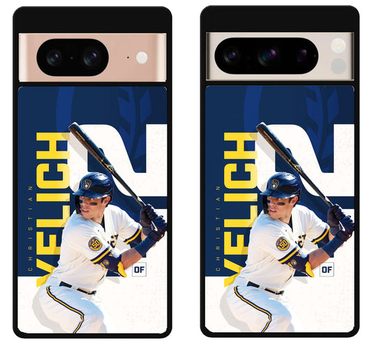 Christian Yelich Baseball Brewers Google Pixel 8 | 8 Pro Case