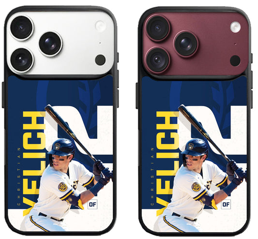 Christian Yelich Baseball Brewers iPhone 18 Pro | 18 Pro Max Case