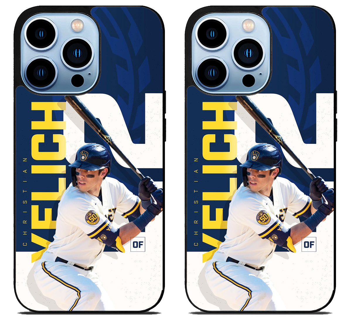 Christian Yelich Baseball Brewers iPhone 15 Pro | iPhone 15 Pro Max Case