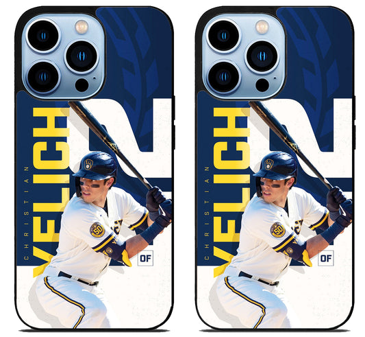 Christian Yelich Baseball Brewers iPhone 15 Pro | iPhone 15 Pro Max Case