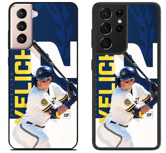 Christian Yelich Baseball Brewers Samsung Galaxy S21 | S21 FE | S21+ | S21 Ultra Case