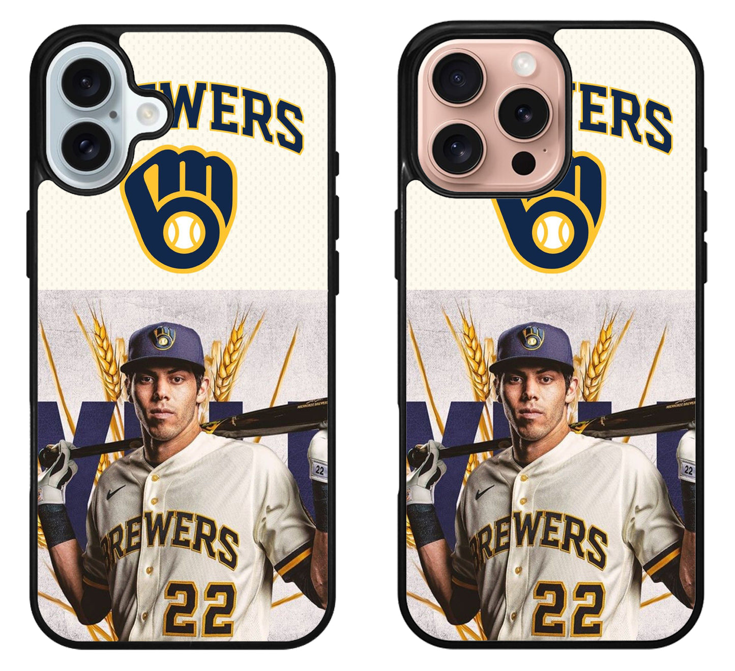 Christian Yelich Milwaukee Brewers iPhone 16 | 16 Plus | 16 Pro | 16 Pro Max Case