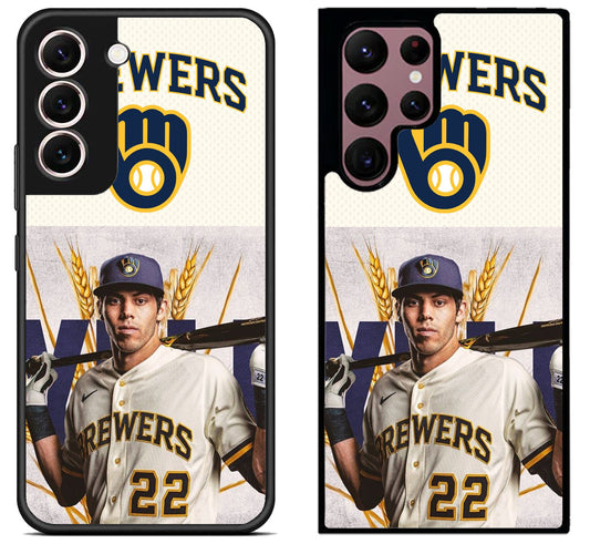 Christian Yelich Brewers Samsung Galaxy S22 | S22+ | S22 Ultra Case