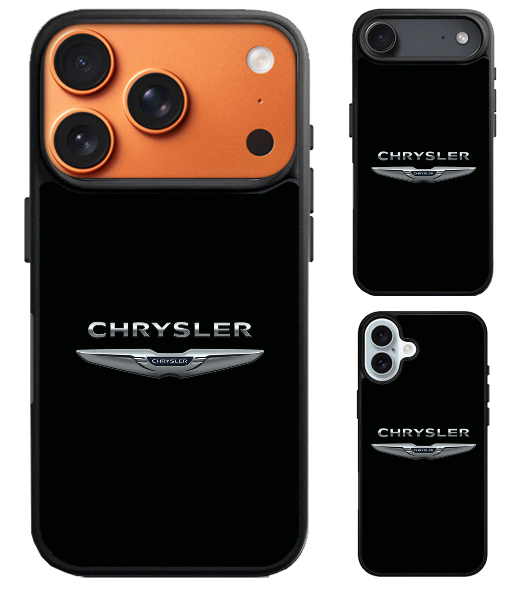 Chrysler Black iPhone Air | iPhone 17 | 17 Pro | 17 Pro Max Case