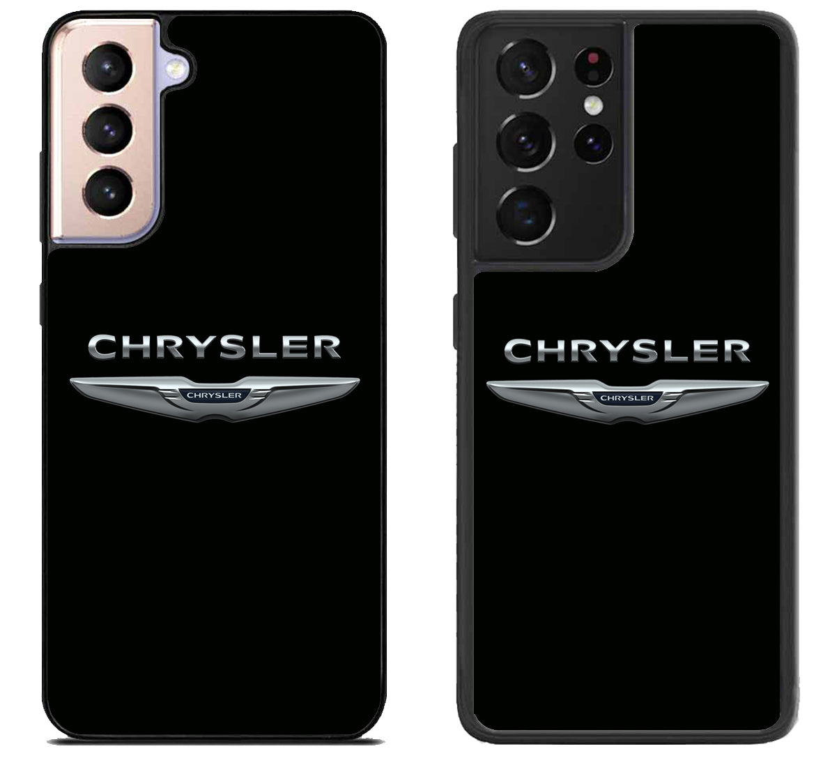 Chrysler Black Samsung Galaxy S21 | S21 FE | S21+ | S21 Ultra Case