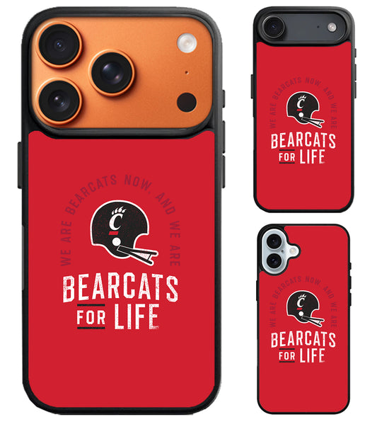 Cincinnati Bearcats For Life iPhone Air | iPhone 17 | 17 Pro | 17 Pro Max Case