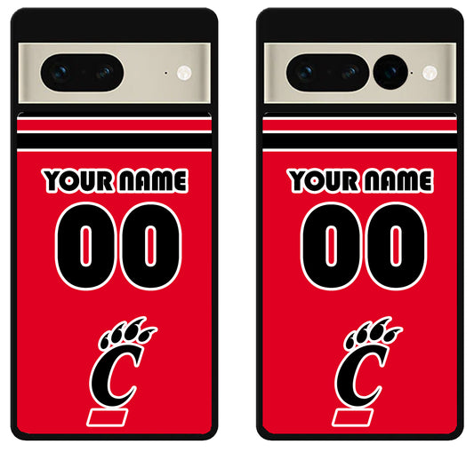 Custom Personalized Cincinnati Bearcats Google Pixel 7 | 7 Pro Case