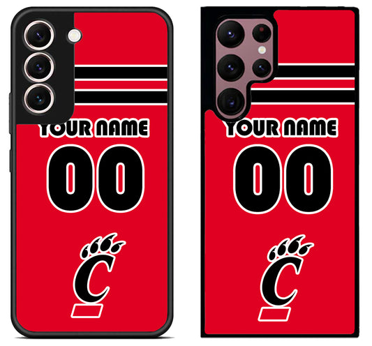 Custom Personalized Cincinnati Bearcats Samsung Galaxy S22 | S22+ | S22 Ultra Case