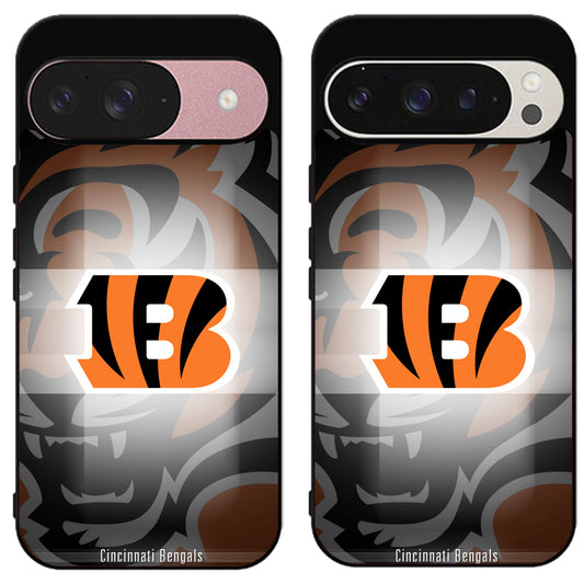 Cincinnati Bengals Background Google Pixel 9 | 9 Pro | 9 Pro XL Case